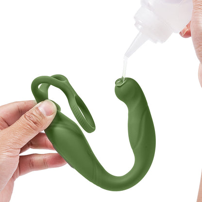 Anal Vibrators Male Adult Sex Toys Prostate Massager with Dual Silicone Cock Rings and Remote