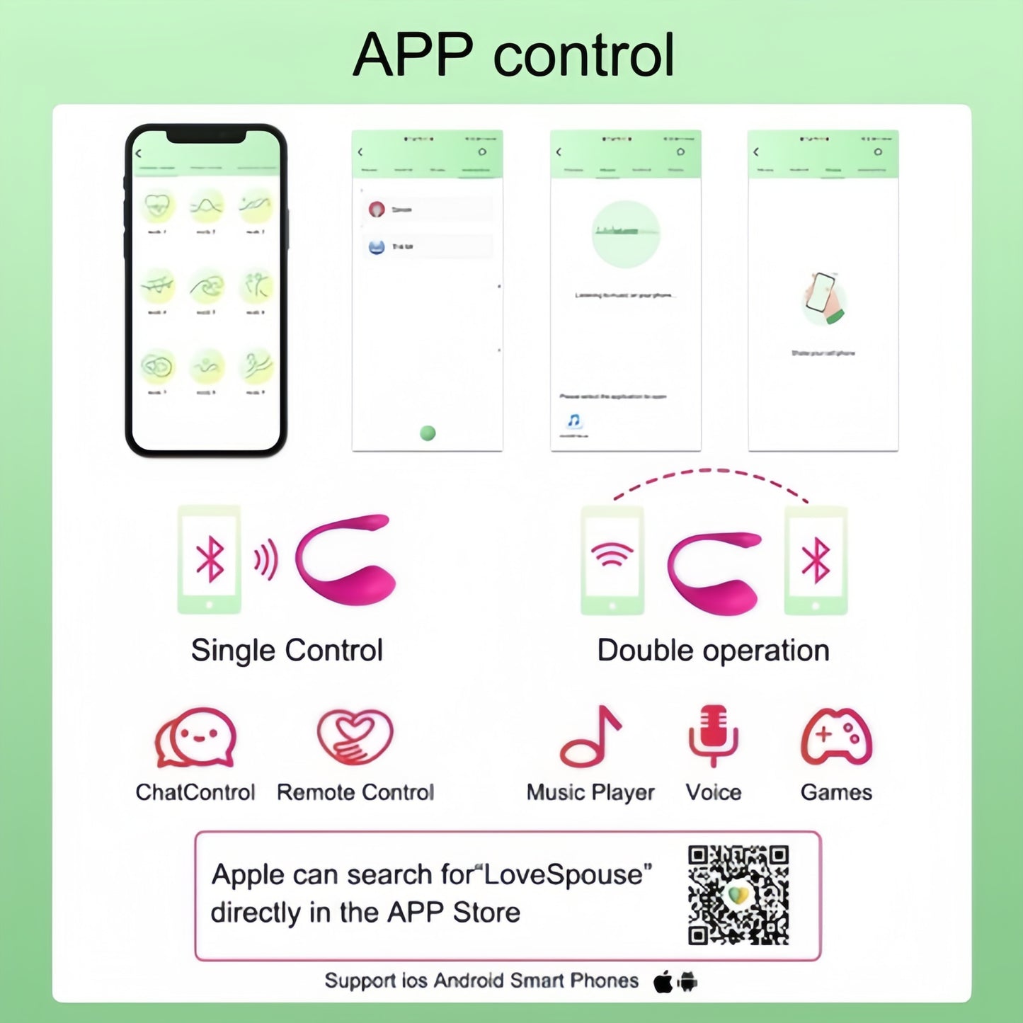 Seekheart APP Controlled Egg Vibrator BUY 1 GET 1 FREE